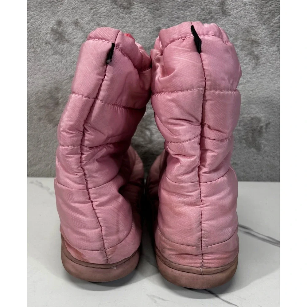 So‎ Danca Warm Up Boots Kids Small Pink Good Quilted Puffer Dance Booties